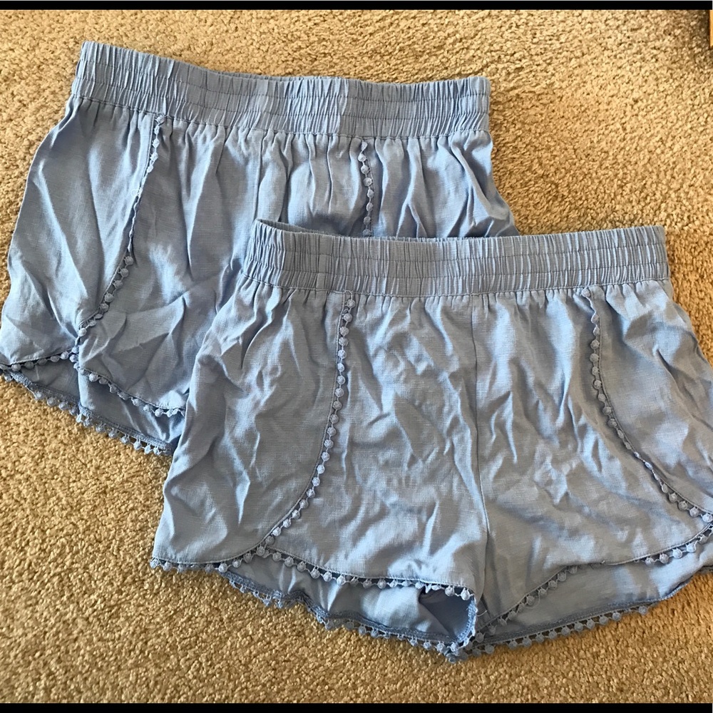 Blue shorts